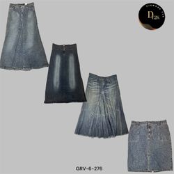 Saia Maxi de Denim Vintage Y2K | Icônica e Atempor..