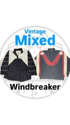 Vintage mixed Windbreaker