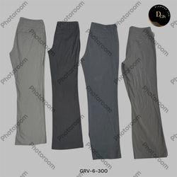 Vintage Y2K Graue Polyesterhosen | Minimalistische..