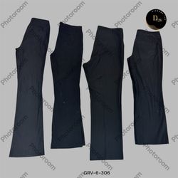Y2K Essential schwarze Poly-Hosen | Glänzend, schi..