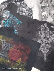 CR4477 Vintage Printed Skull T-Shirt