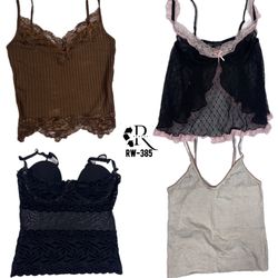 Y2K Soft Girl Era Cami Tops (RW-385)