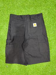 Carhartt reworked style black shorts