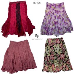 Y2K Floral Summer Skirts (RE-1436)