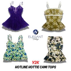 Y2K Hotline Hottie Cami Tops - 12 PCS - EV0408