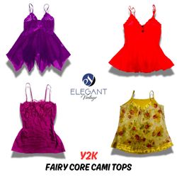 Y2K Fairy Core Cami Tops - 12 Teile - EV0414