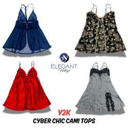 Y2K Cyber Chic Cami Tops - 15 pieces - EV0418