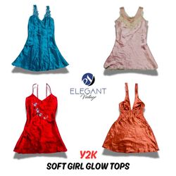 Y2K Soft Girl Glow Tops - 10 pieces - EV0420