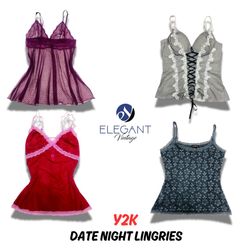 Y2K Date Night Lingries - 10 pieces - EV0426