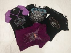 CR4483 Harley Davidson Printed Baby Tees