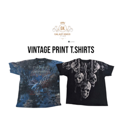 T-shirt con stampa vintage