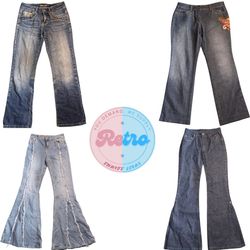 Y2K Flared & Bootcut Denim Jeans Bundle – Vintage ..