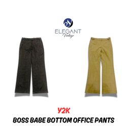 Y2K Boss Babe Bottom Office Pants - 12 pieces - EV..