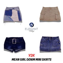 Mean Girl Denim Mini Sikirts - 12 pieces - EV0526