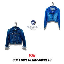 Y2K Soft Girl Denim Jackets - 10 pieces - EV0456