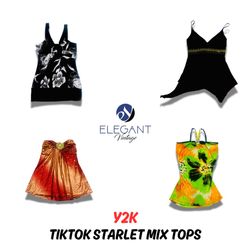 Y2K Tiktok Starlet Mix Tops - 10 pieces - EV0457