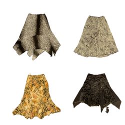Shades of Black Y2k Skirts