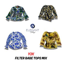 Y2K Filter Babe Tops Mix - 12 pieces - EV0460