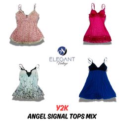 Y2K Angel Signal Tops Mix - 12 pieces - EV0467