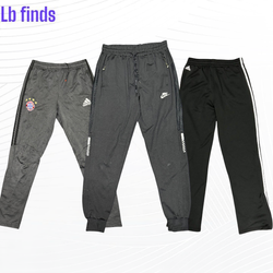 Nike and adidas track pants