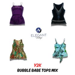 Y2K Bubble Babe Tops Mix - 10 pieces - EV0494
