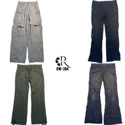 Y2K Cargo Style Cotton Trousers (RW-394)