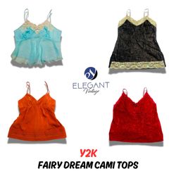 Y2K Fairy Dream Cami Tops - 12 pieces - EV0503
