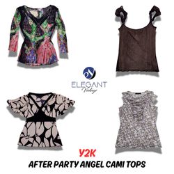 Y2k After Party Angel Cami Tops - 11 pieces - EV05..