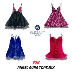 Y2K Angel Aura Tops Mix - 10 pieces - EV0508
