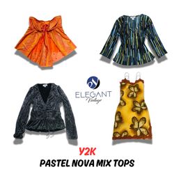 Y2K Pastell Nova Mix Tops - 10 PCS - EV0511