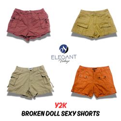 Y2K Zerbrochene Puppe Sexy Shorts - 11 Teile - EV0..