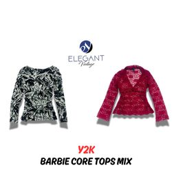 Y2K Barbie Core Oberteile Mix - 12 STÜCK - EV0518