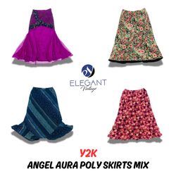 Y2K Engel Aura Poly Röcke Mix - 12 Stück - EV0519