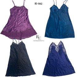 Y2K Soft Girl Vestidos de Seda (RE-1442)