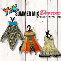 Y2K Vertreter Mix Sommerkleider (AA-010)