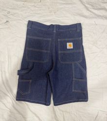 Carhartt reworked style denim shorts