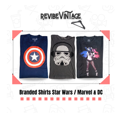 Official Star Wars / Marvel / DC Unisex T-Shirts –..
