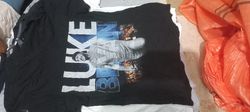 T-shirts à coutures simples imprimés de musique