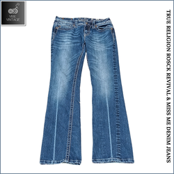 TRUE RELIGION, ROCK REVIVAL & MISS ME DENIM JEANS
