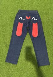 Rework Style Evisu Denim Pant