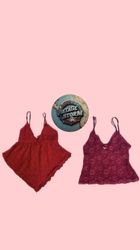 Y2K Sweetheart Cami Tops