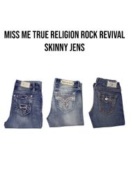 MISS ME TRUE RELIGION ROCK REVIVAL CALÇAS SKINNY