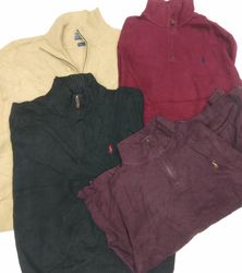 ZH0290 Polo Qaurter Zippers - 12 Pcs