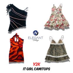 Y2K It Girl Cami Tops - 10 pezzi EV0551