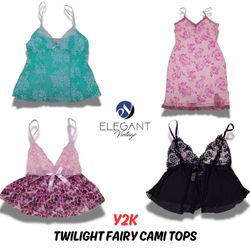 Y2K Twilight Fairy Cami Tops - 12 pieces - EV0554