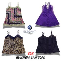 Y2K Blush Era Cami Tops - 11 pieces - EV0555