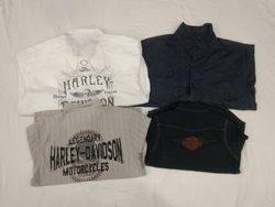 CR4504 Vintage Harley Davidson Hemden mit Knopflei..