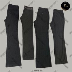 Pantalones Grises de Poliéster Y2K | Elegantes, Li..