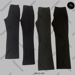 Pantalones de poliéster negros auténticos Y2K | Es..