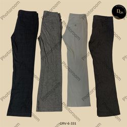 Authentic Y2K Gray Poly Pants | Chic Workwear Esse..